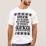 Funny Men&#39;s Deck The Halls Holiday Christmas Shirt at Zazzle