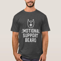 Funny Men's Emotional Support Beard Joke Gift