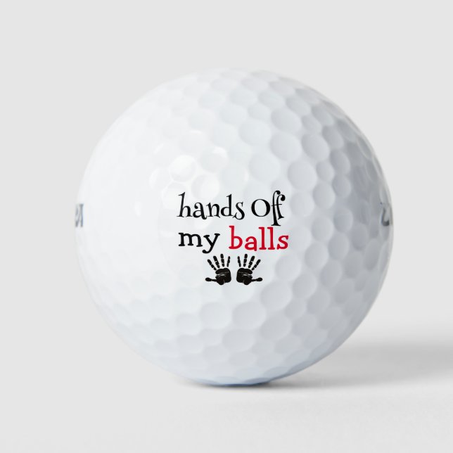 Funny Men's Golf Ball Novelty Executive Gifts (Front)