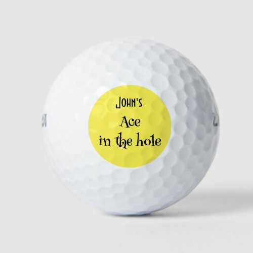 Funny Mens Golf Balls
