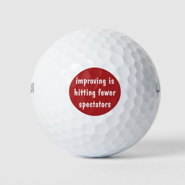 Funny Mens Golf Balls (Front)
