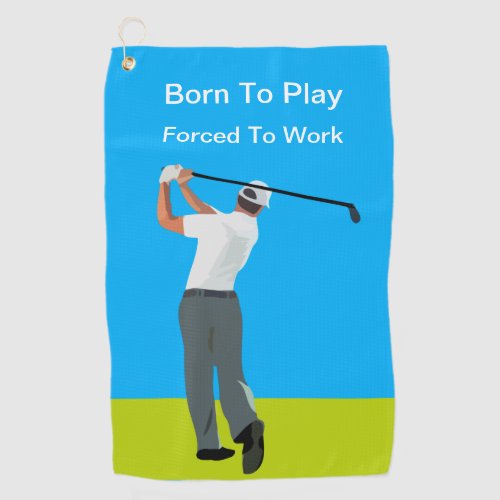 Funny Mens Golf Towels Novelty Design