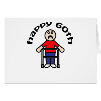 Funny, Mens "Happy 60th" Cards
