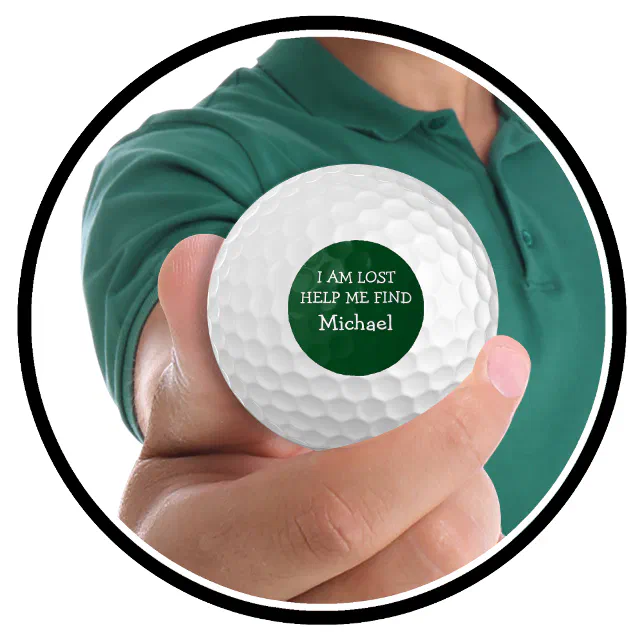 Funny Men's Lost Golf Balls Zazzle