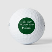Funny Men's Lost Golf Balls (Front)