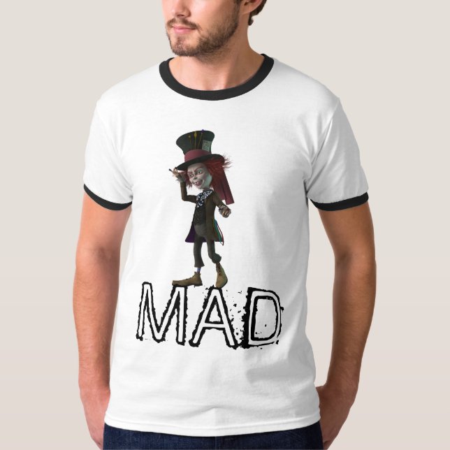 FUNNY MEN'S MAD CRAZY T-Shirts (Front)