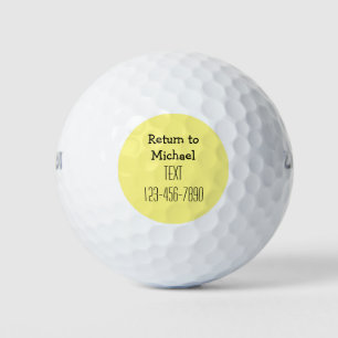 Funny Men's Return Lost Golf Balls