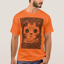 Funny men's T-shirt with a picture