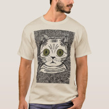 Funny men's T-shirt with a picture