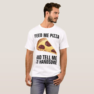 Funny Men's T-shirts, PIZZA T-Shirt