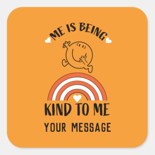 Funny Mental health awareness  Square Sticker