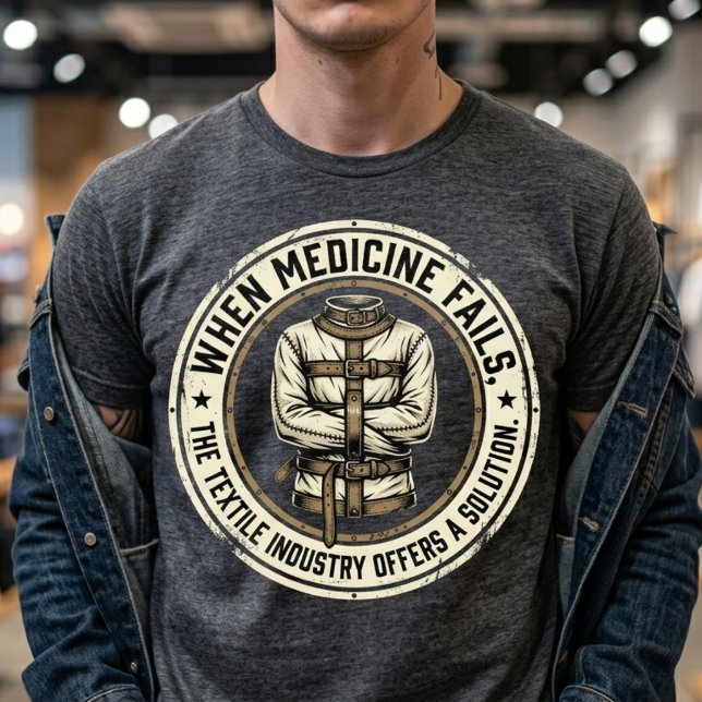 Funny Mental Health Humor Straitjacket T-Shirt (Creator Uploaded)