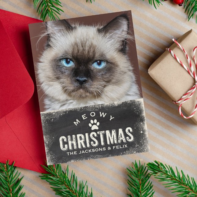 Funny Meowy Christmas Holiday Cat Photo (Creator Uploaded)