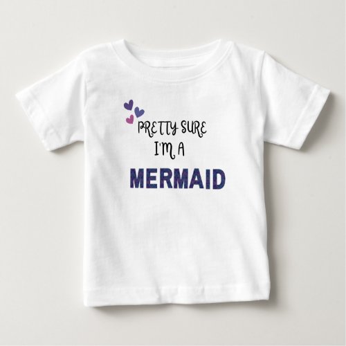Funny Mermaid Baby T_Shirt