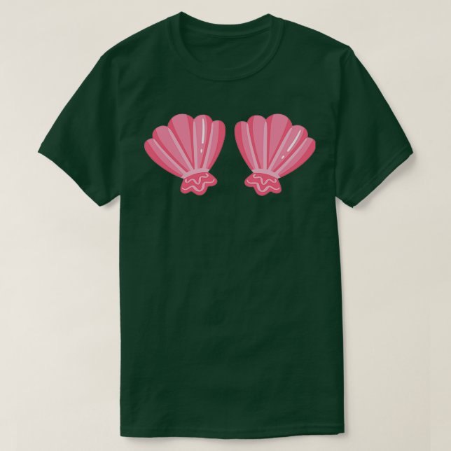 Funny Mermaid Costume T-Shirt (Design Front)
