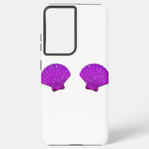 Funny Mermaid Shell Bra Top design Festival Samsung Galaxy S21 Ultra Case