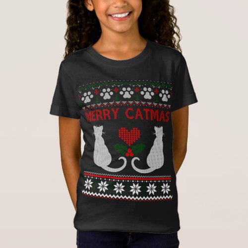 Funny Merry Catmas Ugly Christmas Sweater