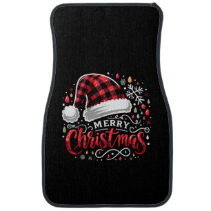Funny Merry Christmas Car Floor Mat