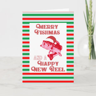 Funny Fishing Christmas Cards | Zazzle - 100% Satisfaction Guaranteed!