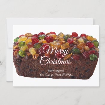 Funny Merry Christmas From California Holiday Card by UTeezSF at Zazzle