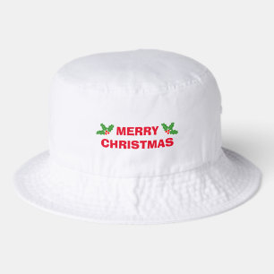 Funny Merry Christmas in July summer bucket hat