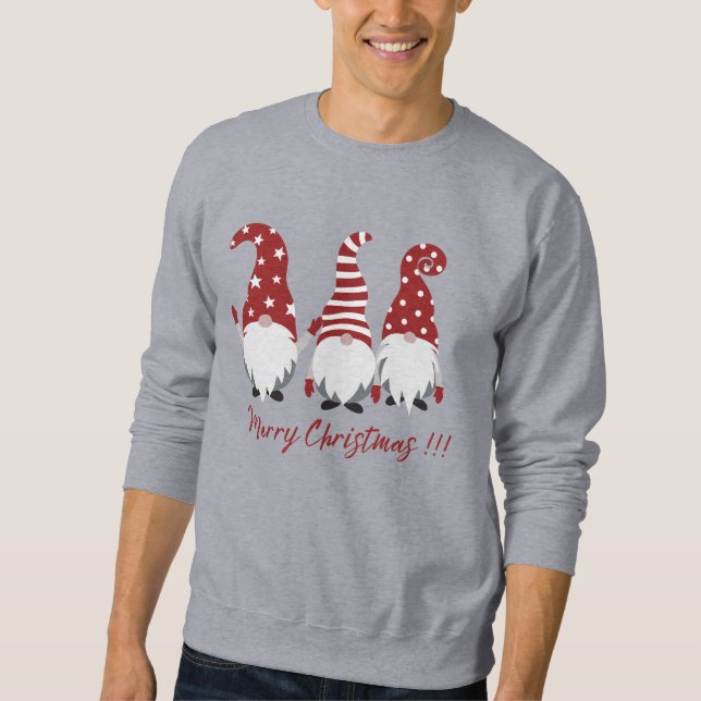 Funny Merry  Christmas Sweatshirt Holiday (Front)