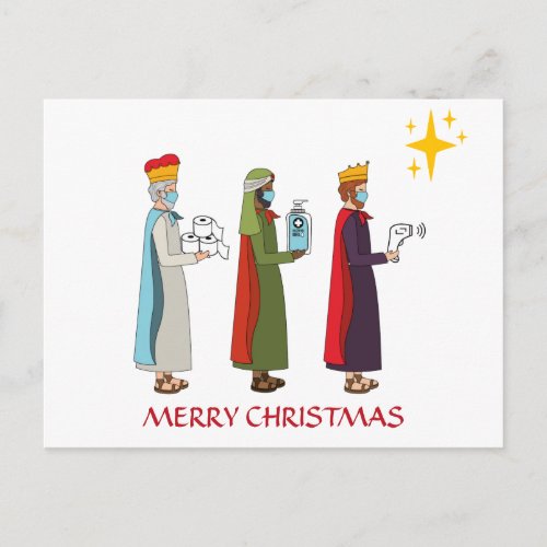 Funny Merry Christmas Three Kings Greeting Card