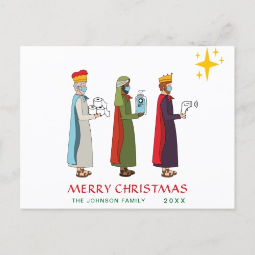 Funny Merry Christmas Three Kings Holiday Card