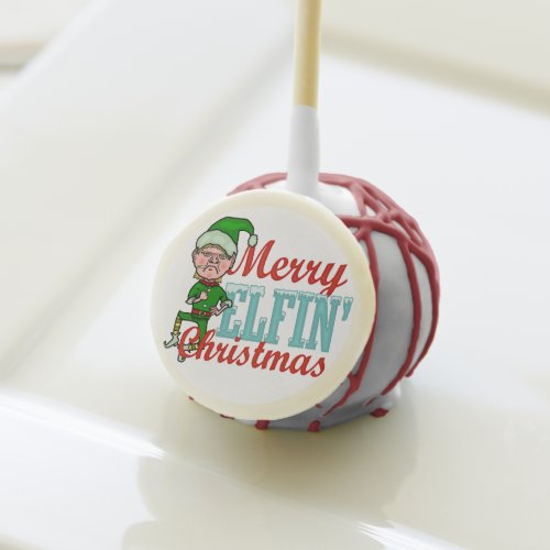 Funny Merry Elfin Christmas Bah Humbug Cake Pops