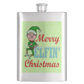 Merry Effin Xmas - Funny Christmas Flask