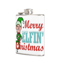 Merry Effin Xmas - Funny Christmas Flask