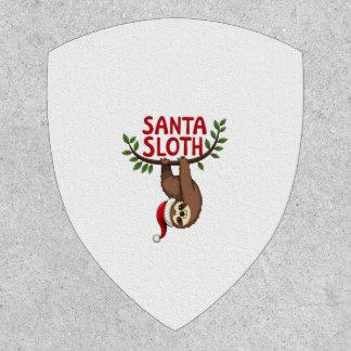 Funny Merry Slothmas Sloth Lazy Animal Kawaii Chri Patch