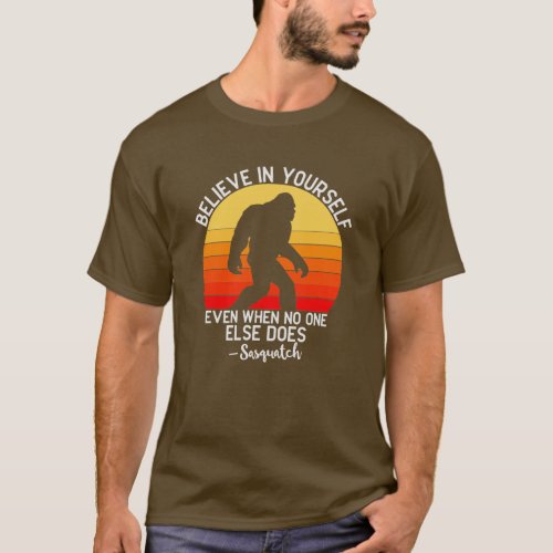 Funny Message from Big FootSasquatch   T_Shirt