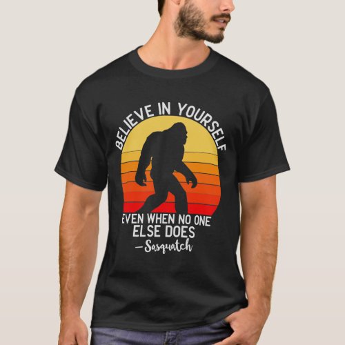 Funny Message from Big FootSasquatch   T_Shirt
