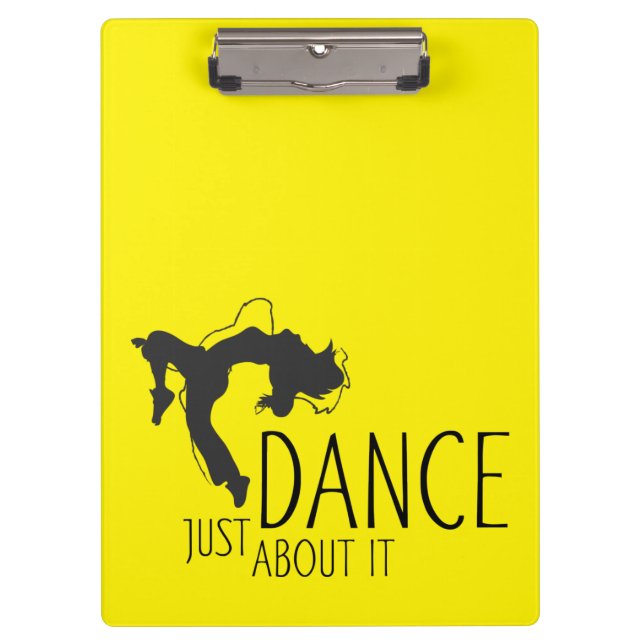 Funny Message - Just Dance About It 1 Clipboard (Front)