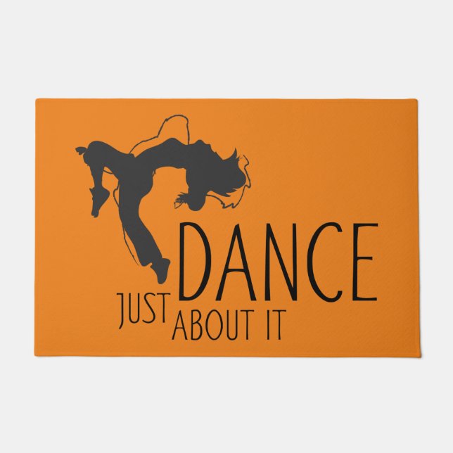 Funny Message - Just Dance About It 1 Doormat (Front)