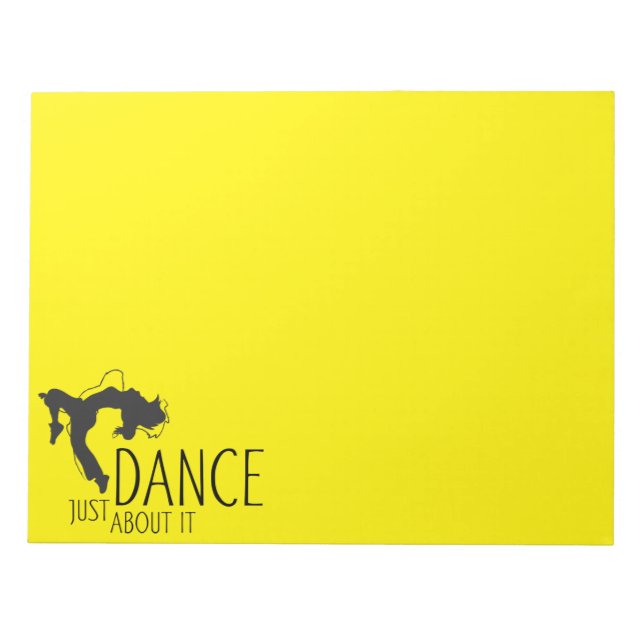 Funny Message - Just Dance About It 1 Notepad (Front)