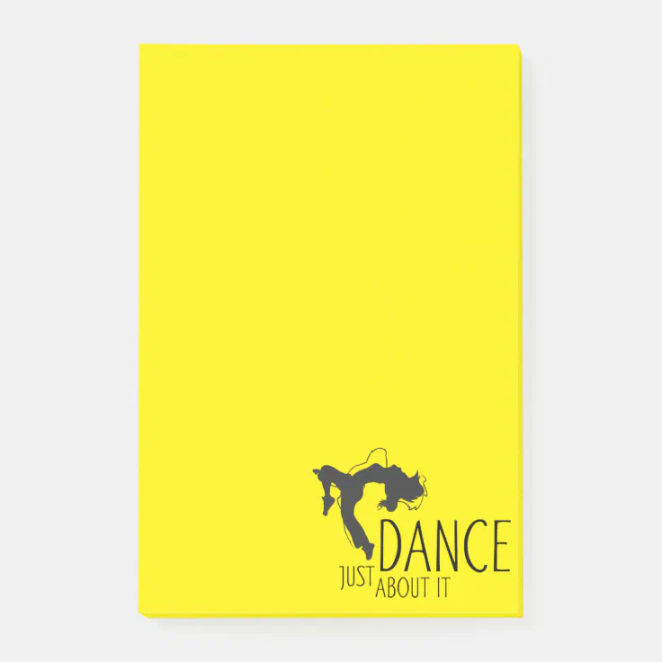 Funny Message - Just Dance About It 1 Post-it Notes | Zazzle Funny Message - Just Dance About It 1 Post-it Notes | Zazzle