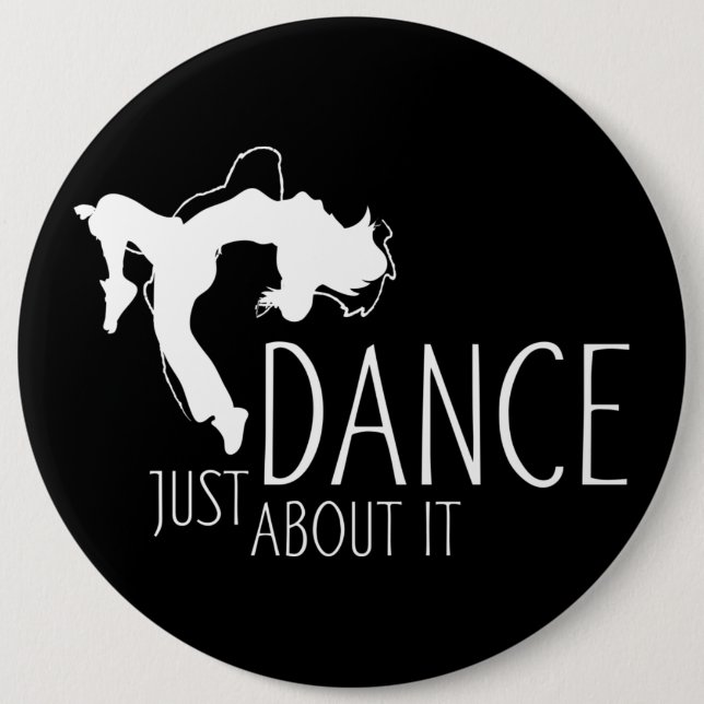 Funny Message - Just Dance About It 2 Button (Front)