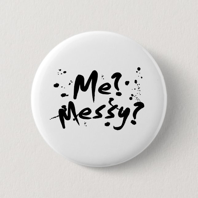 Funny Messages Pinback Button (Front)