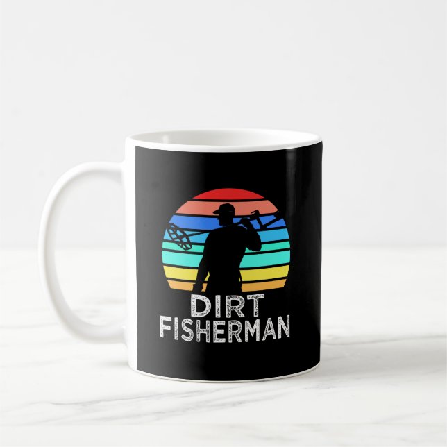 Funny Metal Detecting Detector Hobby Gift Coffee Mug (Left)