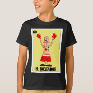 Funny Mexican Boxing Design - El Boxeador  T-Shirt