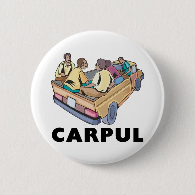 Funny Mexican Carpul Button (Front)