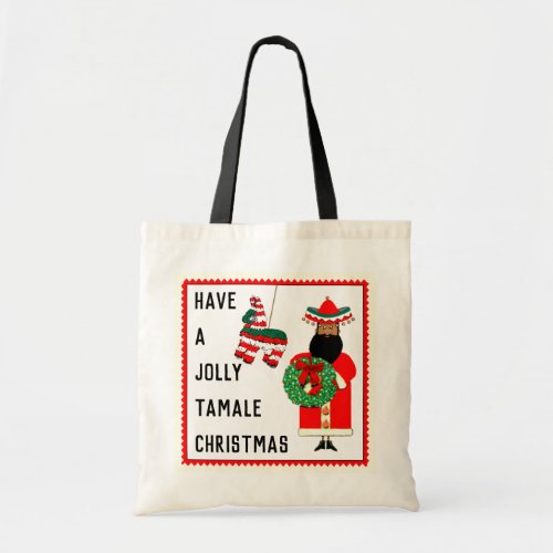 Funny Mexican Christmas Holiday Tote Bag
