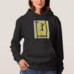 Funny Mexican Design for Graduation - La Graduada Hoodie