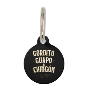 Funny Mexican in Spanish Pet ID Tag