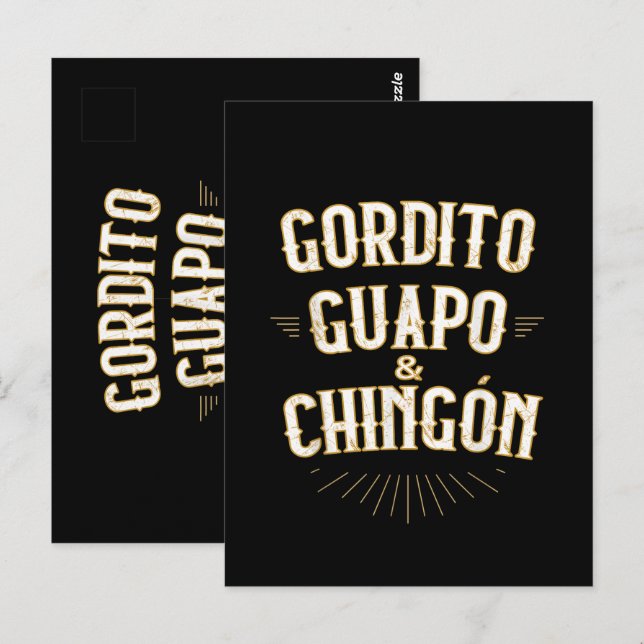  Funny Mexican in Spanish Postcard (Front/Back)