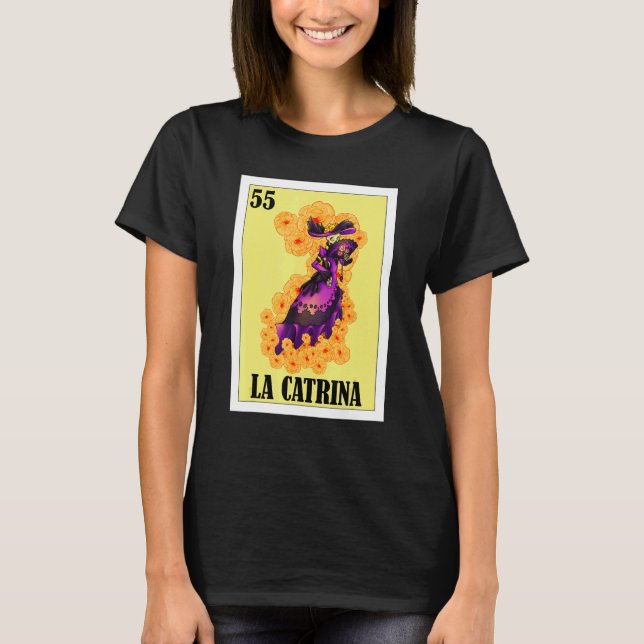 Funny Mexican - La Catrina T-Shirt (Front)