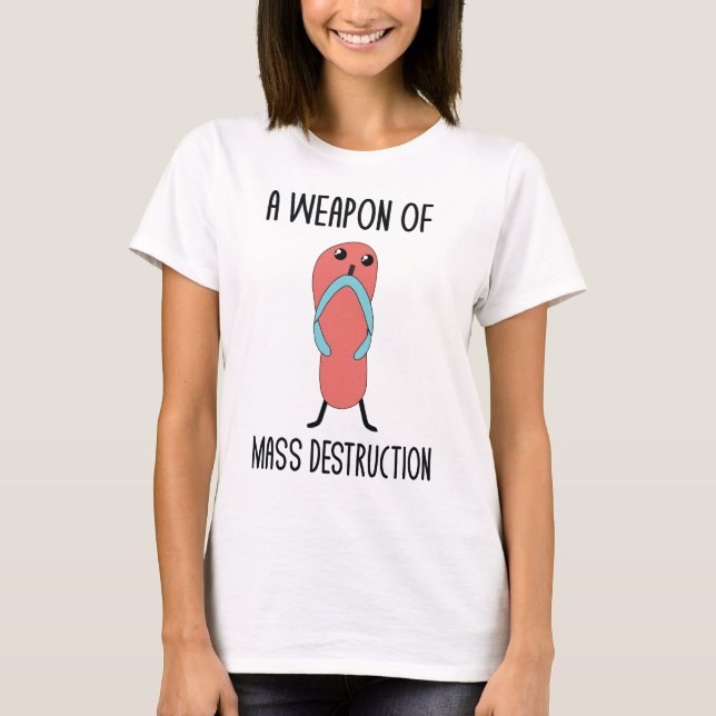 Funny Mexican La Chancla Spanish Mom jokes Humor T-Shirt (Front)