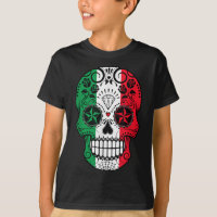 Funny Mexican Skull Head Cinco De Mayo Flag